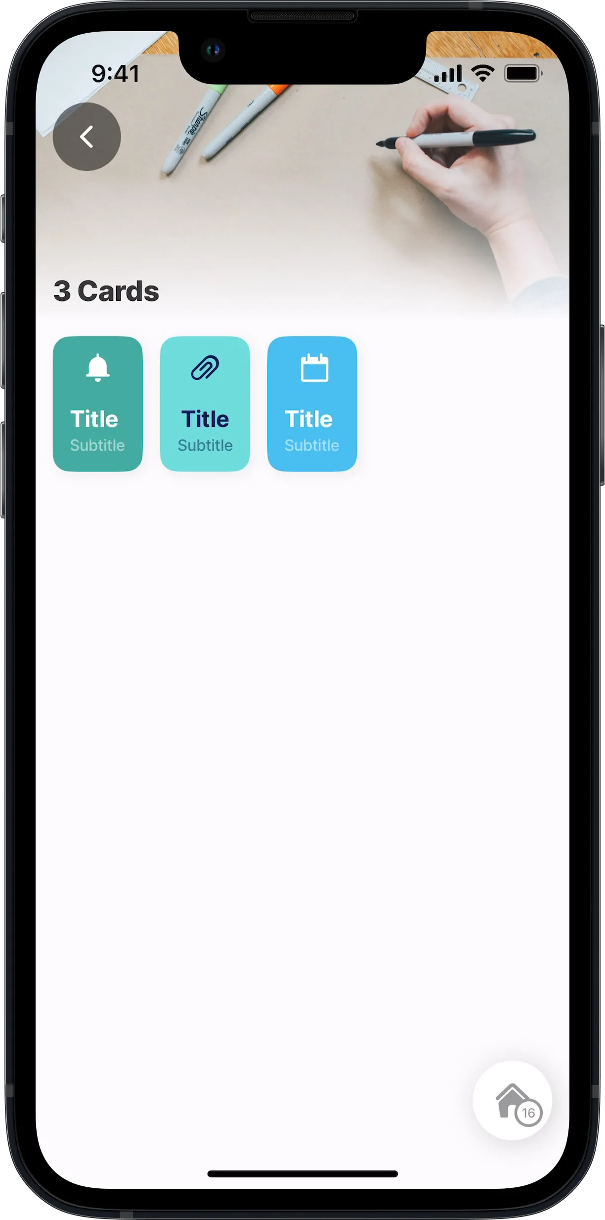 Multiple cards shown horizontally