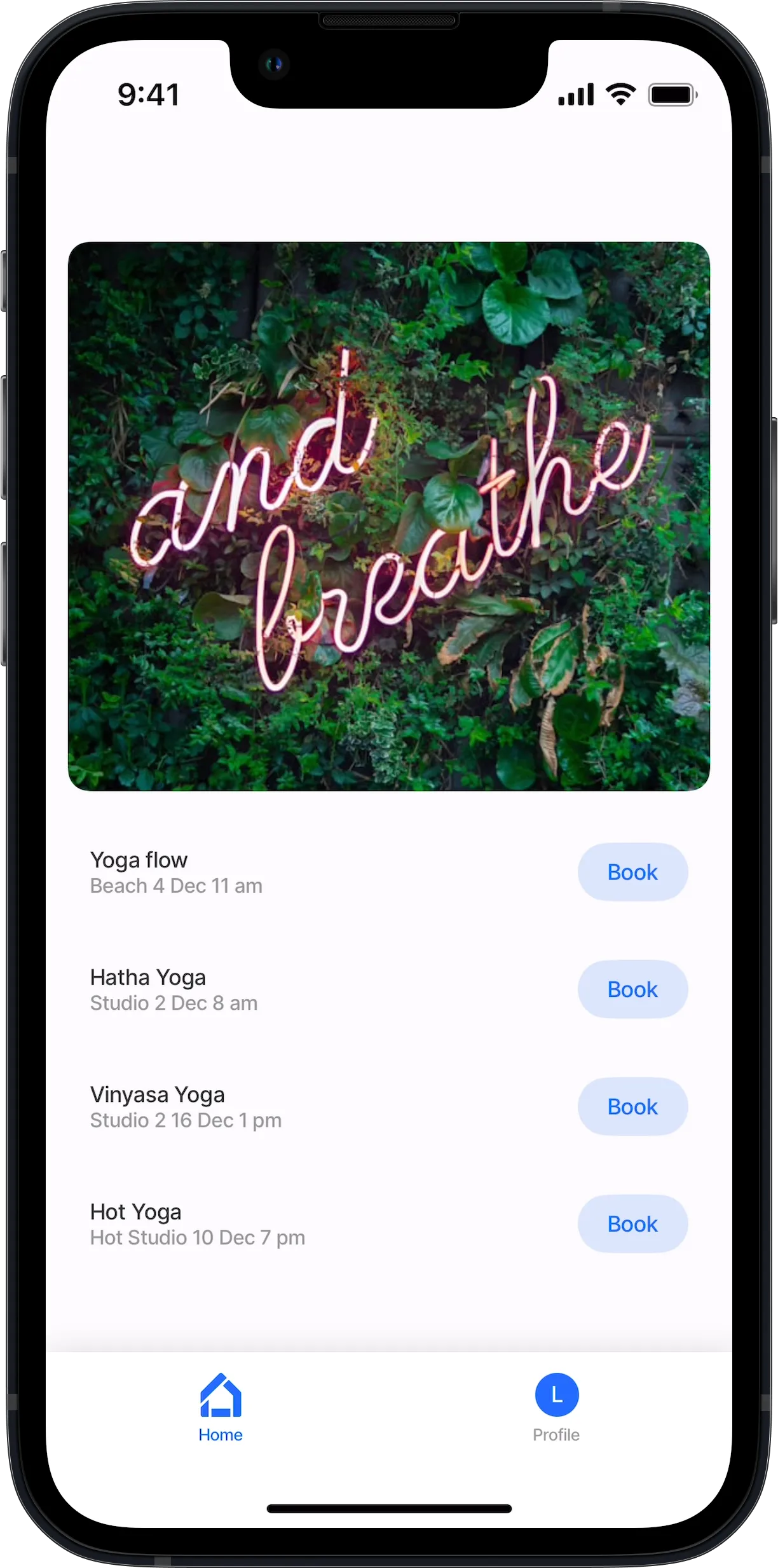 Simple List Home Hub