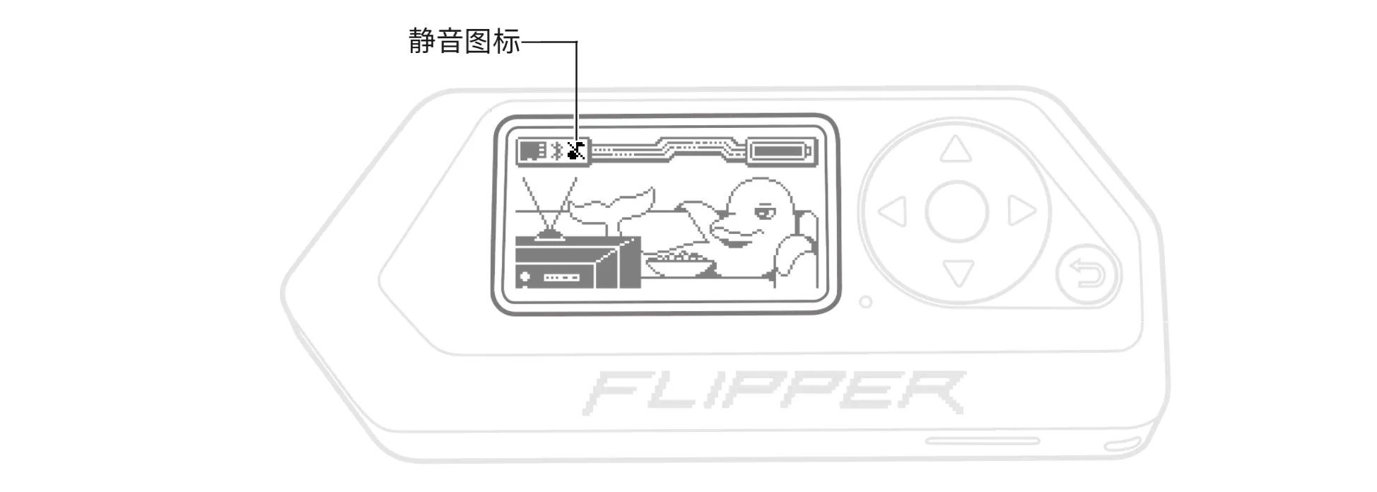 一眼确认设备是否已静音