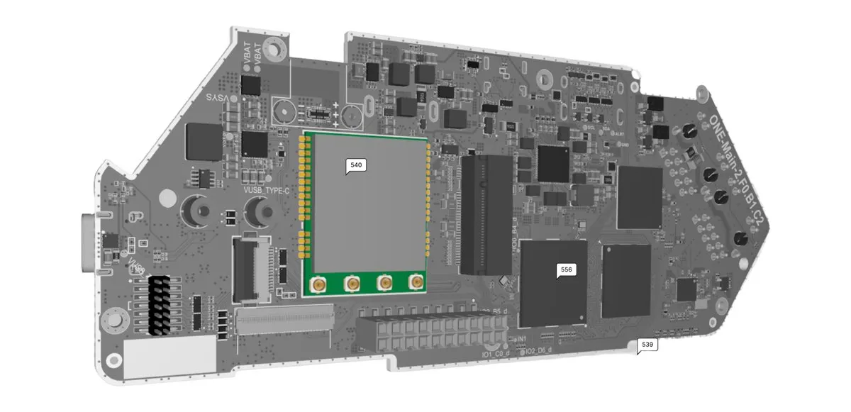 MT7921AU Wi-Fi chip on the Flipper One board