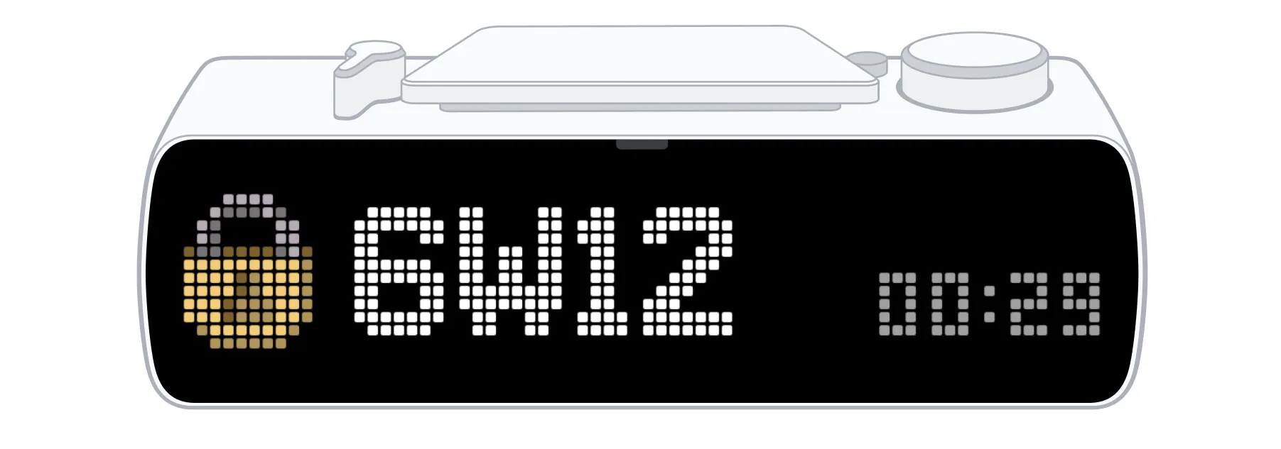 Example of a pairing code on the BUSY Bar screen Example of a pairing code on the BUSY Bar screen