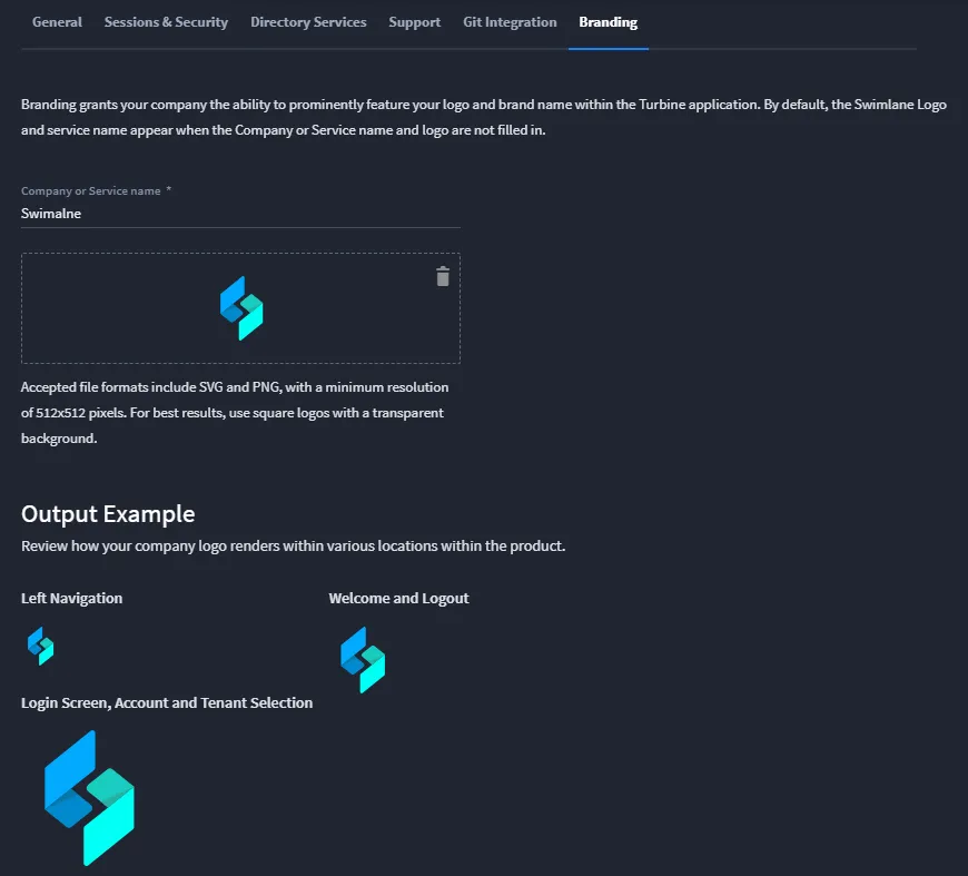 Branding Feature