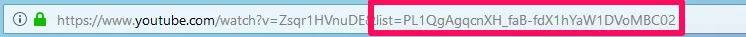Image 2: This is a playlist (the URL contains list=)