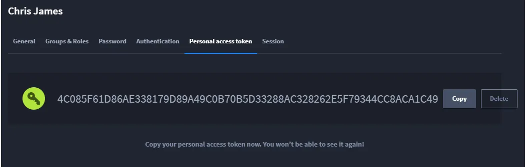 Generate Token