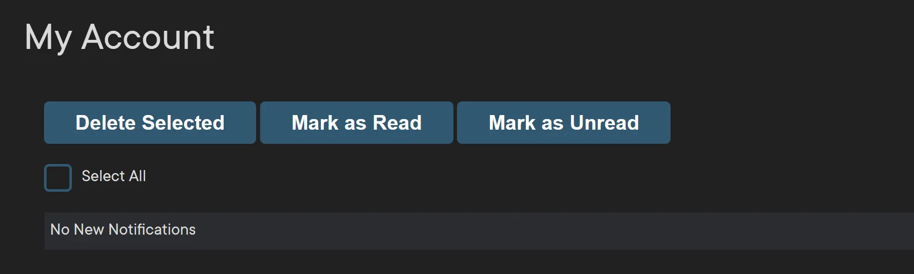 Manage Notifications Manage Notifications