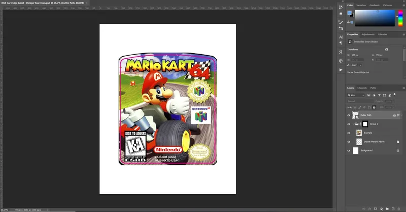 N64 Cartridge (Sticker Template) - RetroSix Wiki