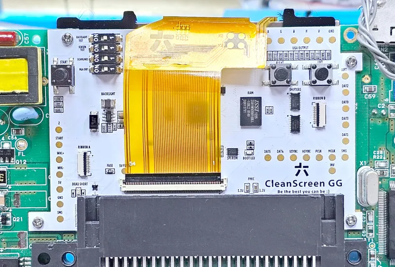 CleanScreen V3.0 Game Gear (VA4 VA5) RetroSix Wiki