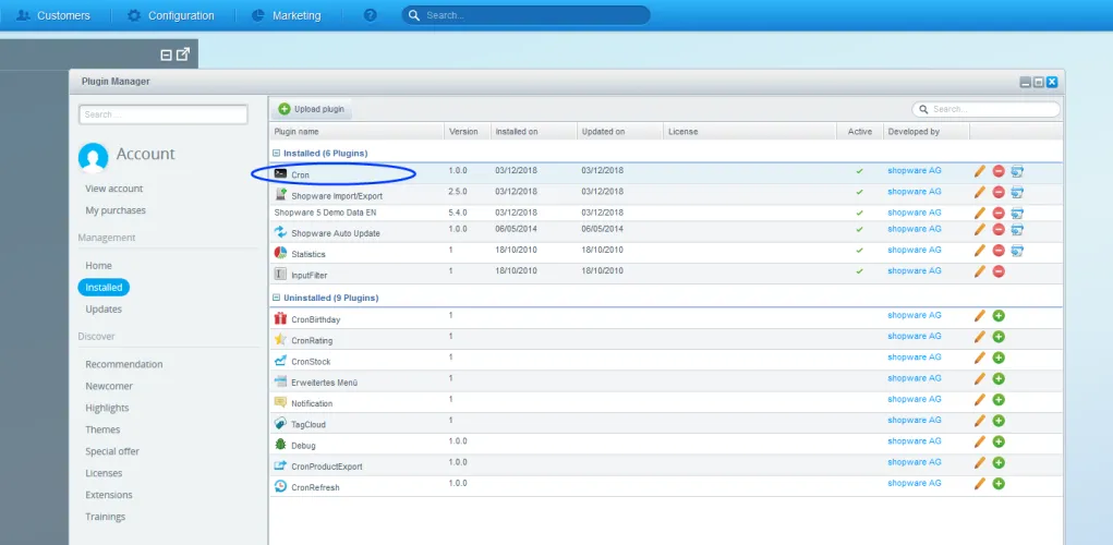 Image: Verify Cron plugin