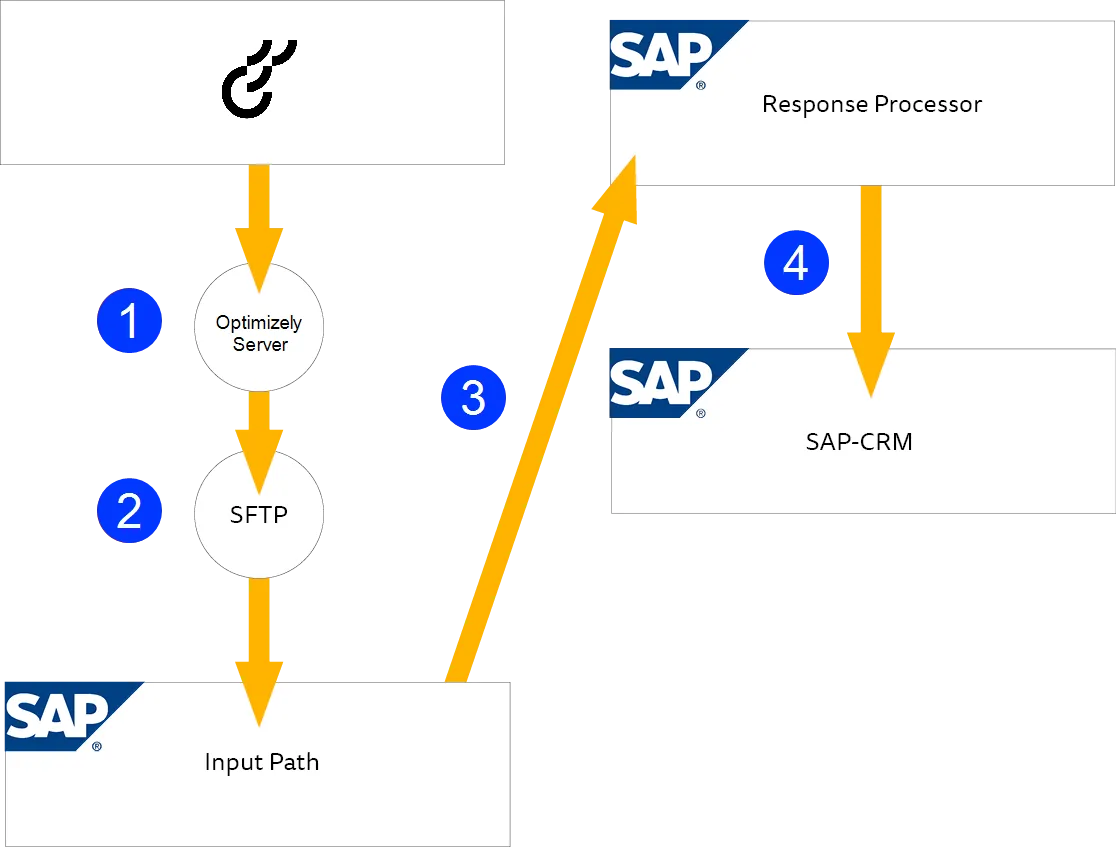 Bild: Response-Daten von Optimizely Campaign in SAP importieren