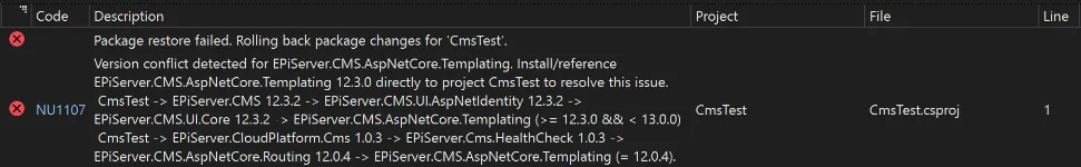 Update EPiServer.CMS to 12.3.2 Update EPiServer.CMS to 12.3.2