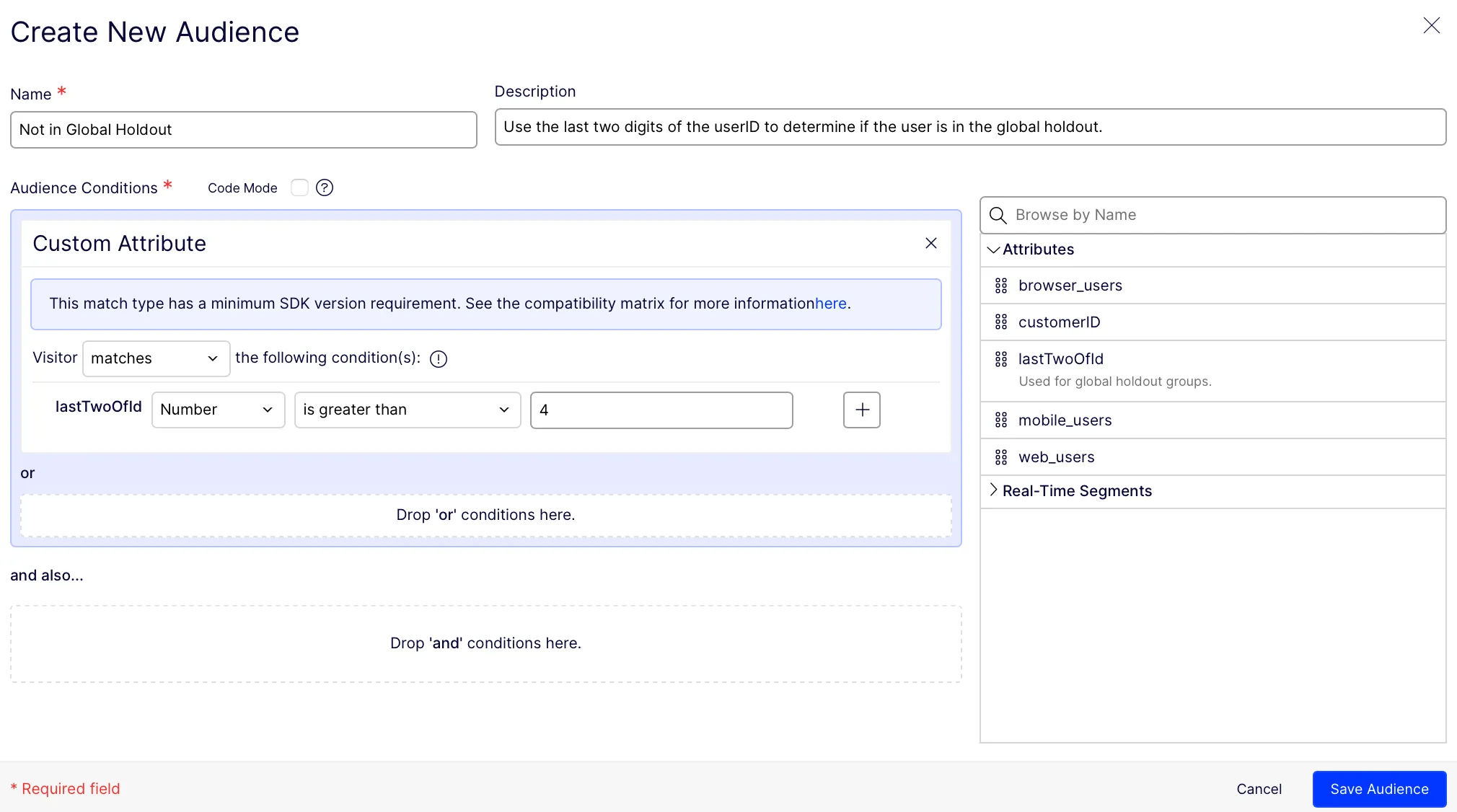 Create custom attribute
