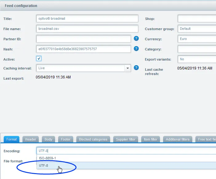 Image: Enter encoding Image: Enter encoding