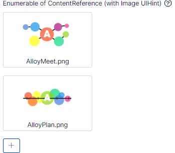 Enumerable of ContentReference List type (with Image UIHint)