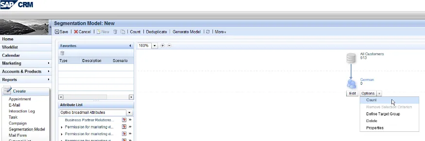 Image: Attribute options Image: Attribute options