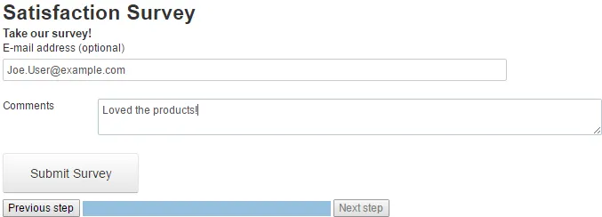 Step 3 example Step 3 example