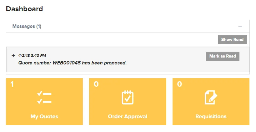 RFQ Dashboard
