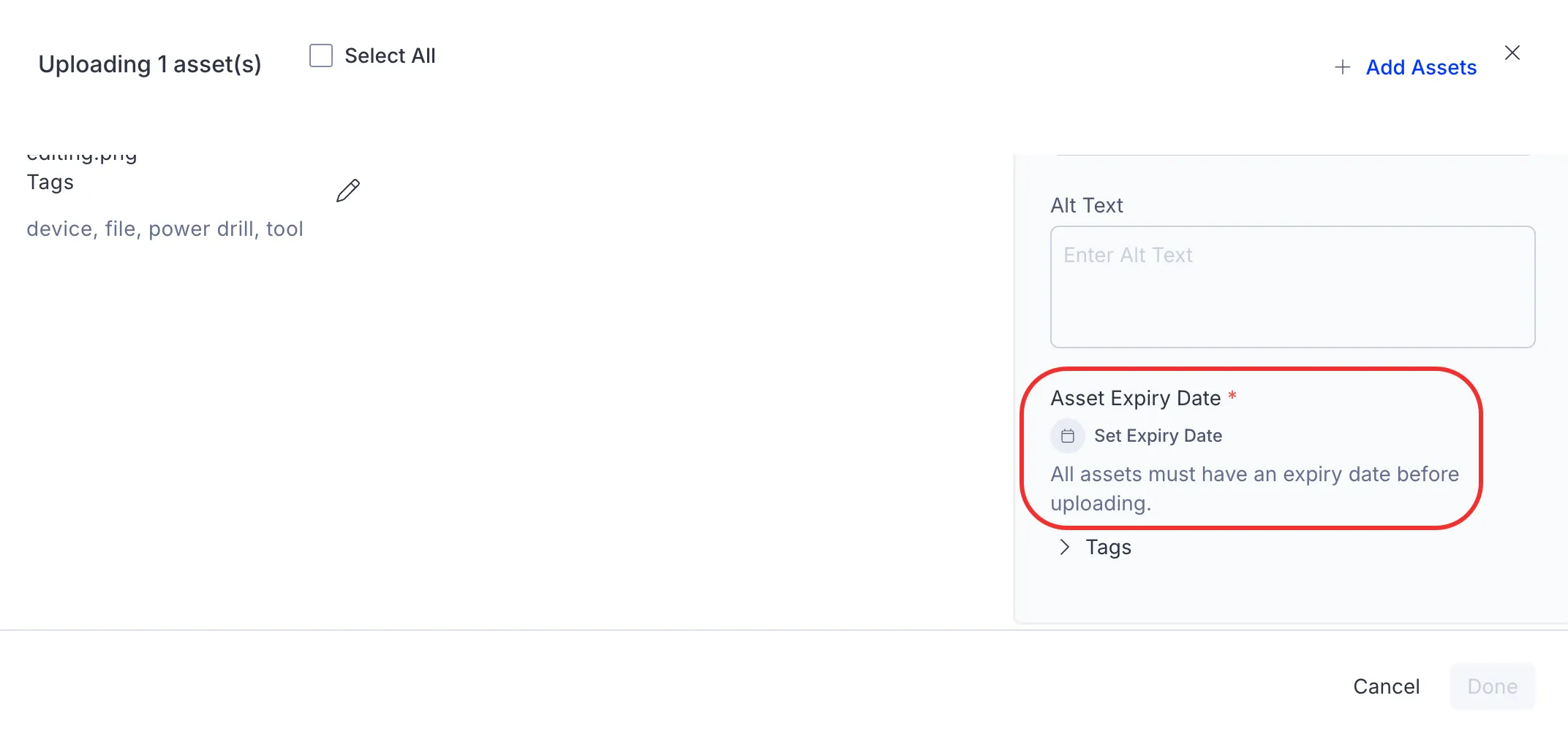Asset expiry.png Asset expiry.png
