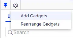 CMS12 add gadgets button
