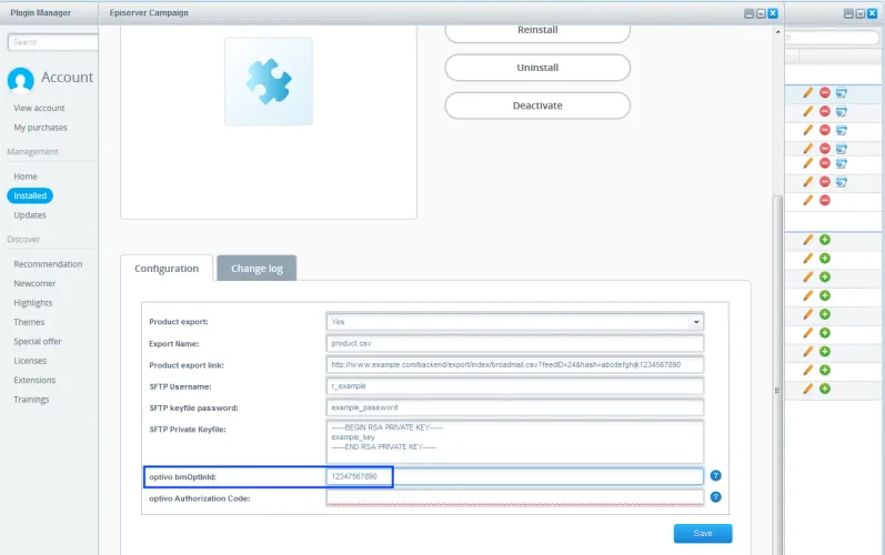 Image: Enter opt-in ID Image: Enter opt-in ID