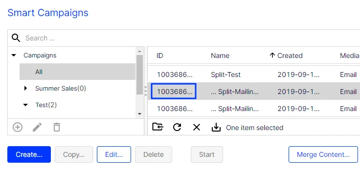 Image: Mailing ID
