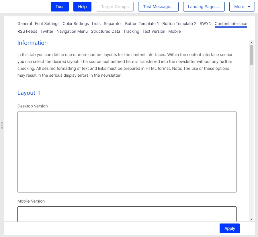 Image: Layout source text