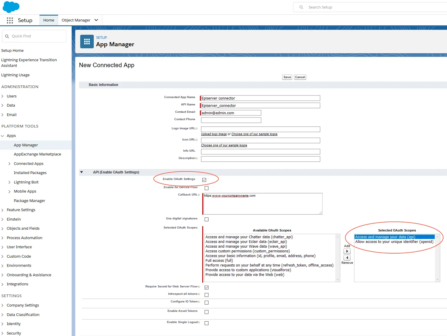 Salesforce portal configuration Salesforce portal configuration