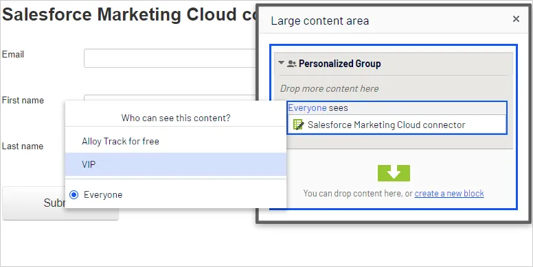 Personalize ExactTarget form Personalize ExactTarget form