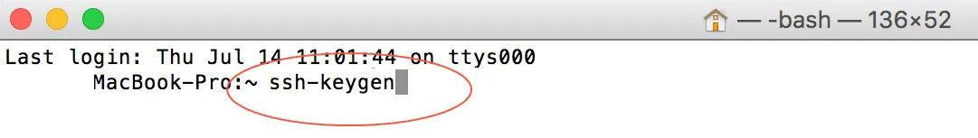 Bild: ssh-keygen eingeben Bild: ssh-keygen eingeben