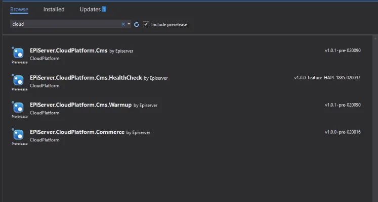 confirm the installation