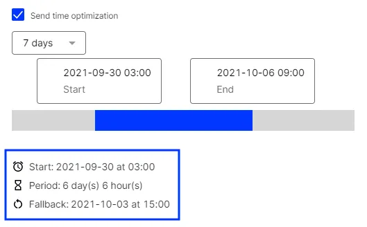 Image: Settings information Image: Settings information
