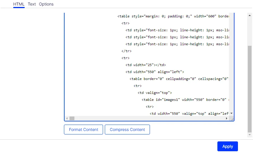 Image: Editing options