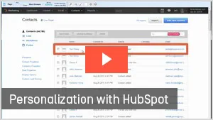 Personalization with HubSpot Personalization with HubSpot