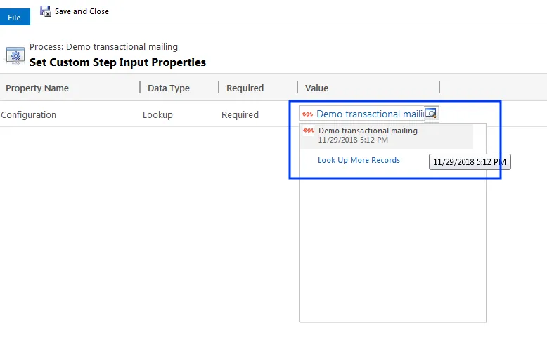 Image: Create process dialog box Image: Create process dialog box