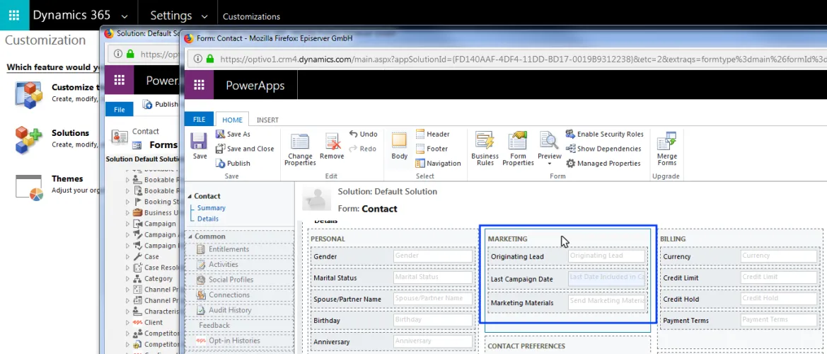 Image: Select location of advertising consent Image: Select location of advertising consent