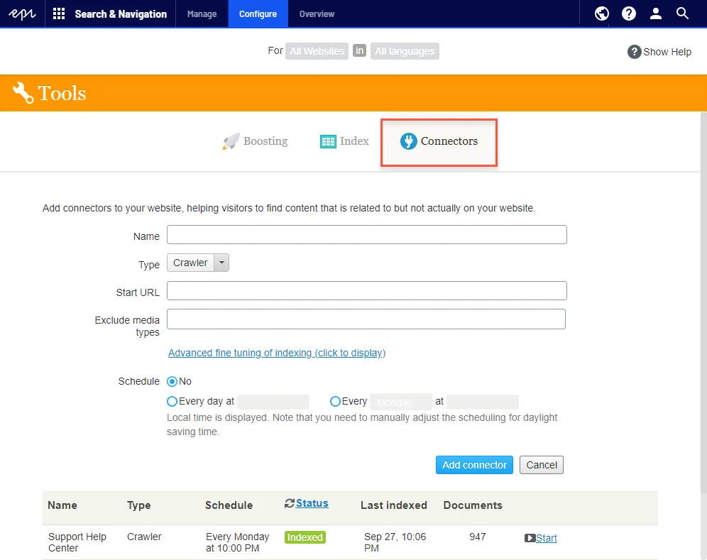 Search Connector Search Connector