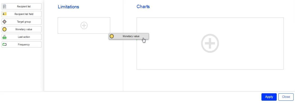 Image: Adding analysis items Image: Adding analysis items