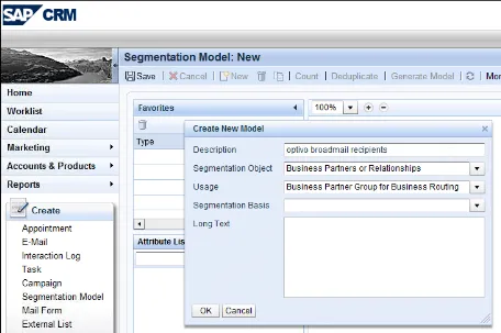 Image: Create new model Image: Create new model