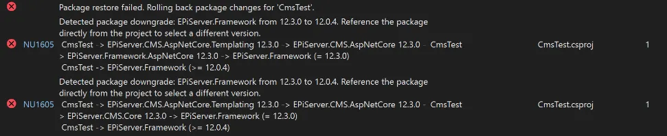 Install EPiServer.CMS.AspNetCore.Templating 12.3.0 Install EPiServer.CMS.AspNetCore.Templating 12.3.0