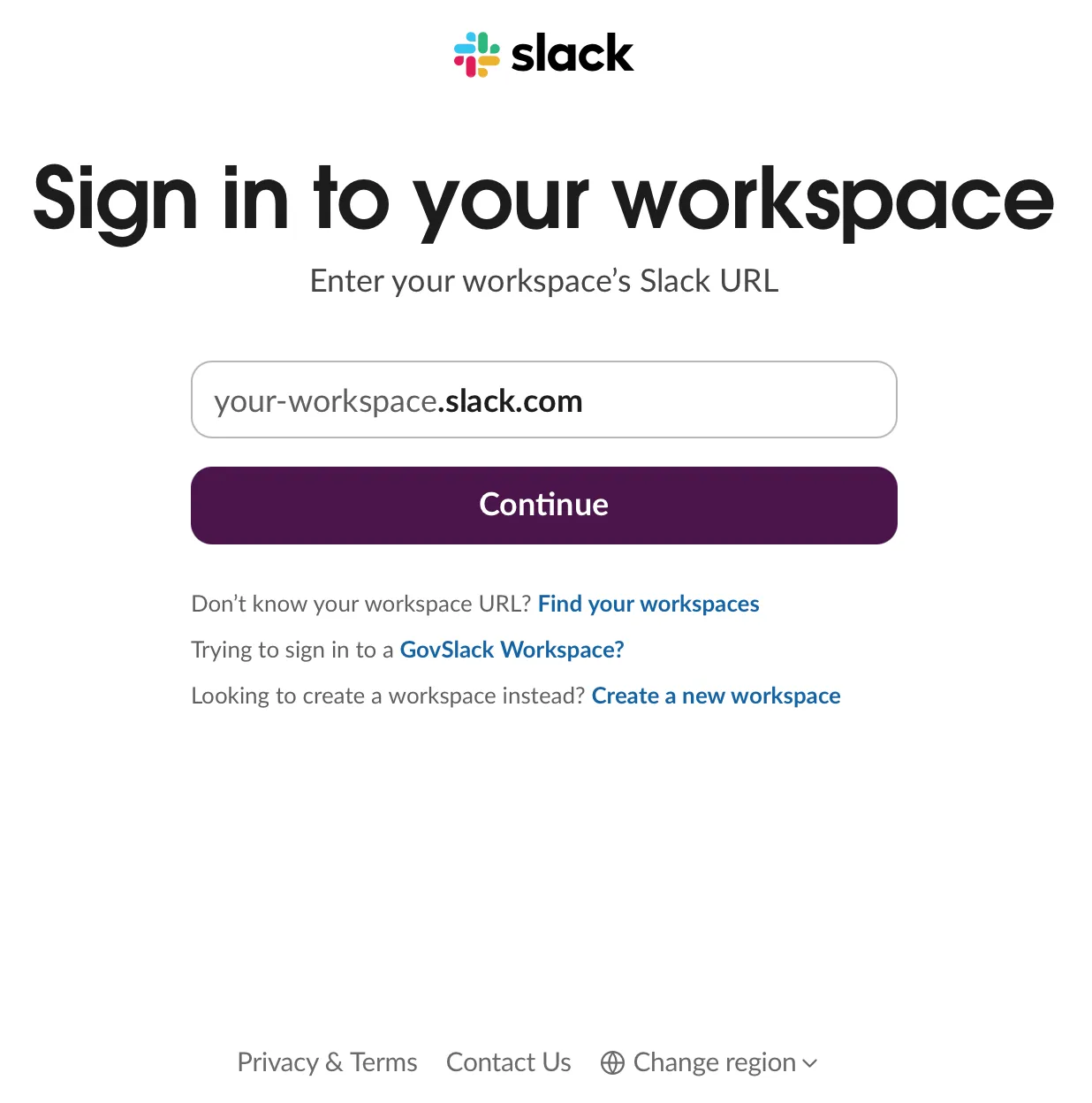 Login to slack Login to slack