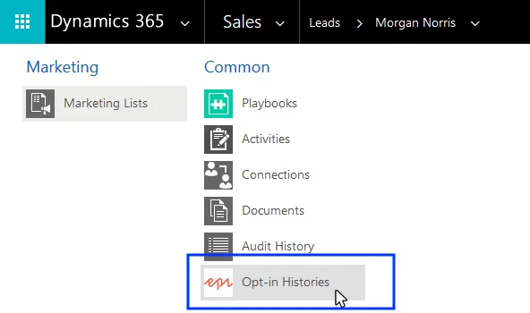 Image: Opt-in Histories Image: Opt-in Histories