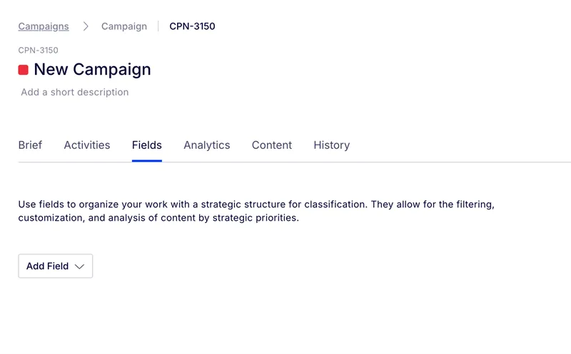 Add Fields to the Campaign 3