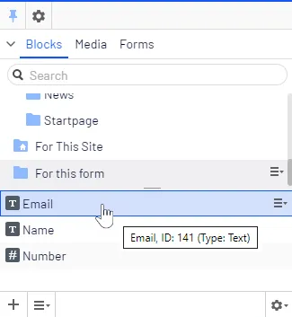 For this form folder