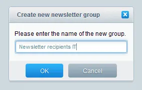 Image: Enter group name Image: Enter group name