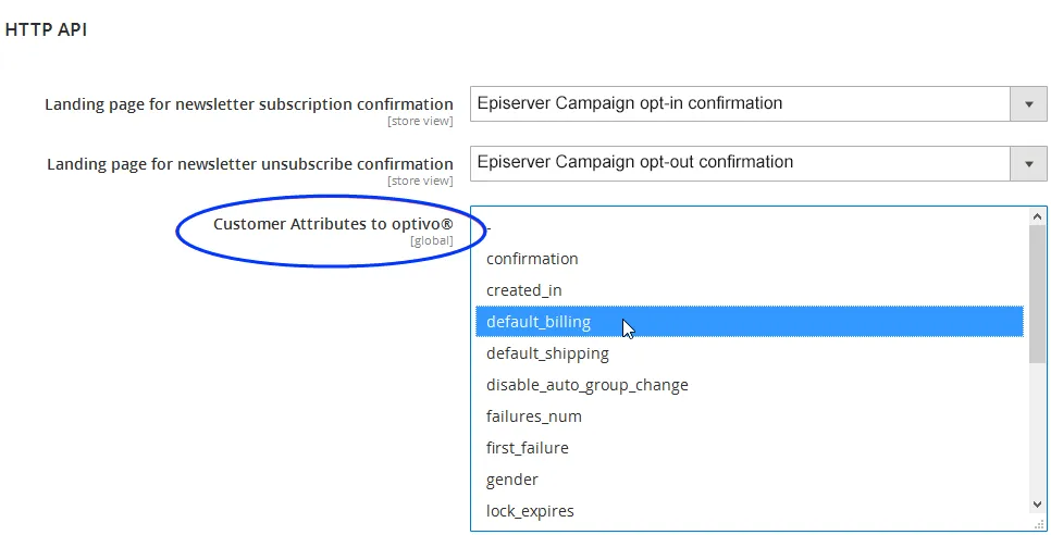 Image: Select Episerver > Episerver Campaign