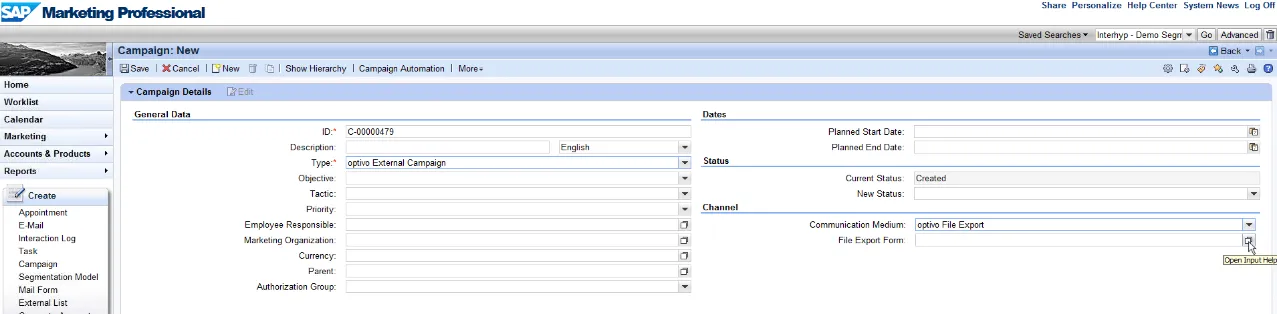 Image: Open input help Image: Open input help