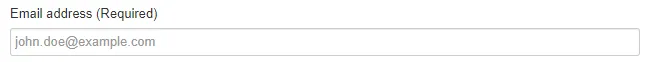 Email form field Email form field