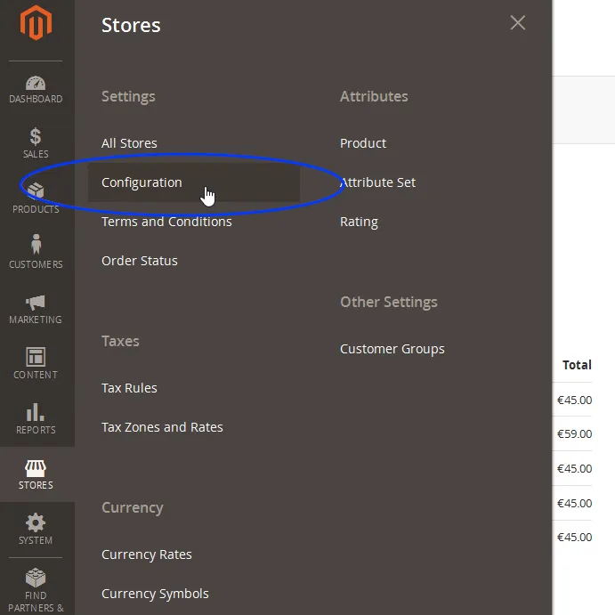 Image: Select Configuration Image: Select Configuration