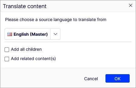 Translate content (new UI in 5.3.0) Translate content (new UI in 5.3.0)