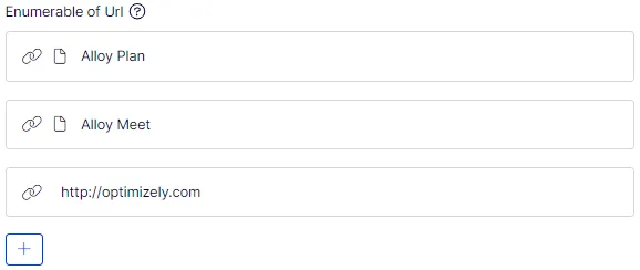 Enumerable of Url List type