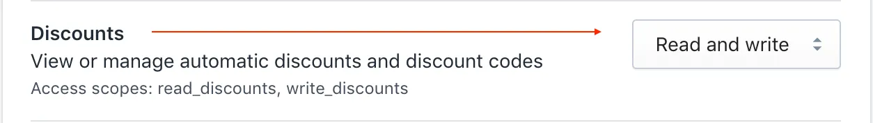 Set Discounts permission